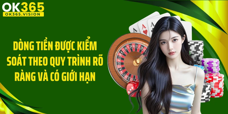 Dòng tiền được kiểm soát theo quy trình rõ ràng và có giới hạn
