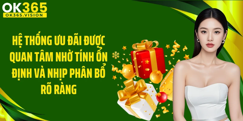 Hệ thống ưu đãi được quan tâm nhờ tính ổn định và nhịp phân bổ rõ ràng